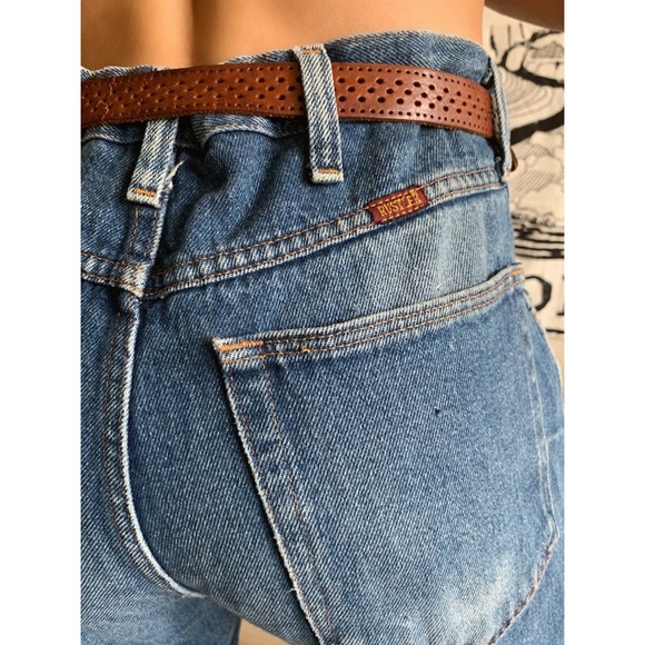 Vintage Blue Wash Rustler Jeans - Picture 3 of 3